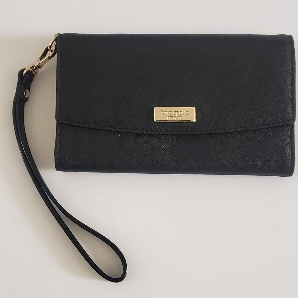 Kate Spade Laurel Way Saffiano Leather Phone Wristlet Wallet #21W